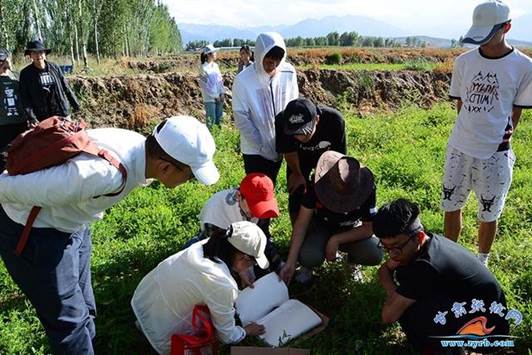 大红鹰dhy2288医学院和复旦大学药学院联合在民乐开展社会实践